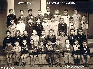 ECOLE JEAN MACE GARCONS 1953 
